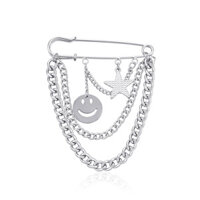 Cài áo icon smile star ghim cài quần áo cài mũ cài giày ghim trang trí phụ kiện balo túi xách đa năng