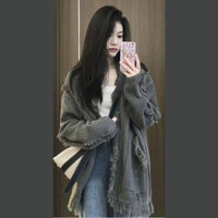 Cái áo len KaiShan Mô dày Chiếc váy bông cổ điển Nhẹ nhàng Thước lớn