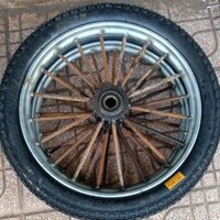 cái bánh xe lôi, xe kéo 300.19 căm hàn, niềng 20 căm 10li, đùm 62 sẵn bi