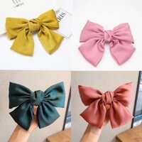 Cài kẹp tóc nơ bướm BẢN TO tiểu thư công chúa quà tặng xinh xắn dễ thương tặng ảnh Vcone - HỒNG