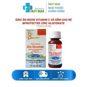 Cải thiện biếng ăn, tăng cường miễn dịch Bprotected Zinc Gluconate