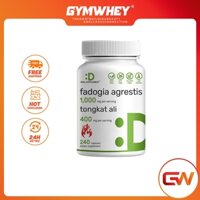 Cải Thiện T âm Trạ ng, Tăng Cường Nă ng Lượng DEAL SUPPLEMENT FADOGIA AGRESTIS 1000MG TONGKAT ALI 400MG 240 VIÊN