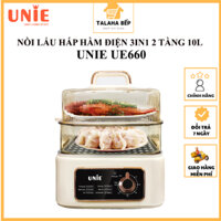 [Cải tiến] Nồi hấp Unie UE660 Unie UE668,dung tích 10l, công suất 1200w,  hấp gà nguyên con, Hấp – Lẩu – Hầm 3 trong 1