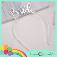 Cài tóc cô dâu Bride - Màu bạc