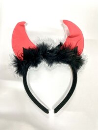 Cài tóc sừng đỏ 027