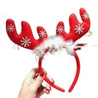 Cài tóc sừng nai nhung chơi noel