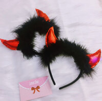 Cài Tóc Sừng Quỷ Đỏ (Có Đèn)