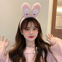 Cài tóc tai thỏ trắng cài tóc thời trang cài tóc làm đẹp cài tóc live stream cài tóc sang trọng - Hồng phấn