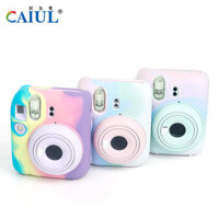 Caiul Thích hợp cho Vỏ bảo vệ Camera Polaroid mini12 Vỏ bảo vệ silicon màu
