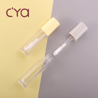 Caiya 20 Chiếc Ống Son Bóng Trống Có Cây Đũa Phép Lớn, Hộp Đựng Son Bóng Bằng Nhựa Trong Suốt 3ml Có Nút Chặn Cao Su, Mỹ Phẩm DIY