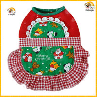 [Calager] Áo Vest Chó Đáng Yêu Cho Labrador Xmas Người Giúp Việc Tạo Kiểu Quần Áo Thú Cưng Vui Nhộn