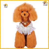 [Calager] Đầm chó con chống nhăn Đồ dùng cho thú cưng Quần áo công chúa hai chân bắt mắt