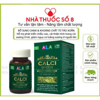 Calci Green lọ 60viên Hỗ trợ phát triển chiều cao, cải thiện tình trang còi xương ở trẻ, giảm nguy cơ loãng xương