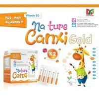 Calci hữu cơ Nature Canxi Gold giúp bổ sung Canxi và Vitamin D3, sắt, MK7 cho cơ thể