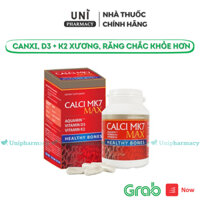 Calci MK7 Max Canxi tảo đỏ tăng chiều cao giúp bổ sung canxi vitamin d3 k2 cho Trẻ bà bầu ( hộp 60v )