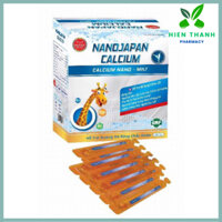 Calci ống Nanojapan Calcium dạng siro 20 ống x 10 ml