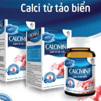 CalciminF D3 K2, Canxi hữu cơ từ tảo biển cho người tập gym, bà bầu, Tăng chiều cao cho bé UNIFA