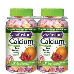 Kẹo bổ xung canxi dành cho người lớn Vitafusion Calcium 500 mg Gummy Vitamins for Adults 100 viên