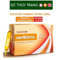 CALCIUM CORBIERE Etra 10 ml, Etra Kids ống 5 ml hộp 30 ống cho nhu cầu canxi cao hay thiếu hụt canxi