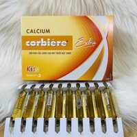 CALCIUM CORBIERE EXTRA KIDS ỐNG 5ML BỔ SUNG CANXI DẠNG NƯỚC CHO BÉ HỘP 30 ỐNG