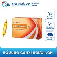 Calcium Corbiere EXTRA  - Ống Uống Bổ Sung Canxi, hỗ trợ ngừa hỗ trợ loãng xương, thiếu canxi- Hộp 30 ống 10ml