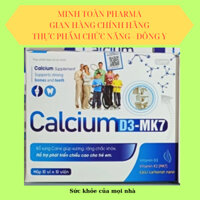 CALCIUM D3-MK7. BỔ SUNG CANXI CHẮC XƯƠNG, RĂNG CHẮC KHỎE