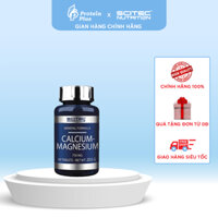 Calcium Magnesium 90v | Bổ sung Canxi Magie giúp xương chắc khỏe | Chính hãng Scitec Nutrition