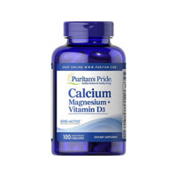 Calcium Magnesium Vitamin D3 Puritan’s Pride 100 viên