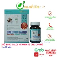 Calcium Nano Boron Oxyde Vitamin K2 Vitamin D3 giúp bổ sung calci, vitamin, giúp xương và răng chắc khoẻ