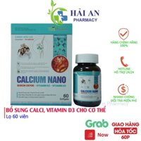 Calcium Nano Boron Oxyde Vitamin K2 Vitamin D3 giúp bổ sung calci, vitamin, giúp xương và răng chắc khoẻ