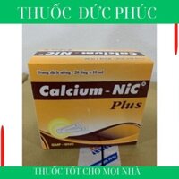 Calcium Nic Plus hộp 20 ống USA Nic a