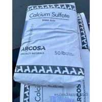 Calcium Sulfate Mỹ 23kg - thạch cao tinh khiết 99,5% dùng trong thực phẩm