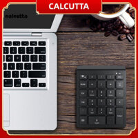 [Calcutta] Bàn phím số di động cho văn phòng Bàn phím số siêu mỏng tương thích Bluetooth30 Mini Tương thích rộng rãi