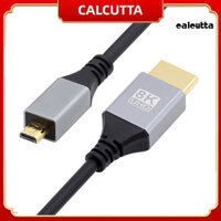 [Calcutta] Bộ chuyển đổi Video hai chiều tương thích Micro HDMI sang HDMI 8K 60Hz Cáp giám sát máy chủ Cáp cắm và chạy Cáp chuyển đổi TV tương thích HD linh hoạt
