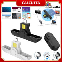 [Calcutta] Đầu đọc thẻ thông minh di động cho ngân hàng trực tuyến Chữ ký kỹ thuật số Máy sao chép SIM Type-C Tuyên bố thuế ngân hàng Thẻ IC công dân Thẻ ngân hàng ID EMV SD TF Đầu đọc thẻ ID