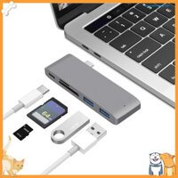 [Calcutta] Đế mở rộng Hộp số nhanh Đầu ra ổn định 4 in1 Type-C TF / SD-Card USB 3.0 Đế cắm cho MacBook Pro 2020 / 2019 / 2018 / 2017 / 2016