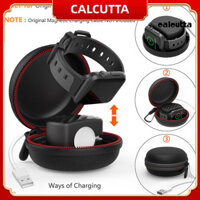 [Calcutta] Hộp đựng bảo vệ cứng giả da di động cho đế sạc Apple Watch