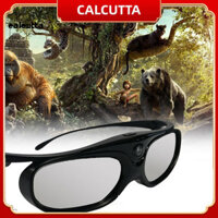 [Calcutta] Kính 3D GL2100 Hình ảnh độ phân giải cao thông minh có thể sạc lại màu đen Hoạt động Shutter Phim Kính mắt cho máy chiếu / TV 3D DLP LINK