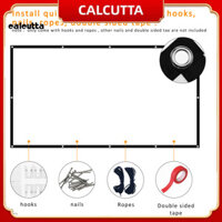 [Calcutta] Màn hình máy chiếu H60C Thiết kế đơn giản dày Polyester 60 Inch 16: 9 Rèm chiếu có thể gập lại cho phim