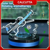 [Calcutta] Máy khuếch tán hương liệu ô tô chạy bằng năng lượng mặt trời Xoay vĩ cầm Ngoại hình bằng hương liệu di động Máy làm mát không khí tự động Khuôn trưng bày