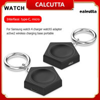 [Calcutta] Sạc Đồng Hồ Thông Minh Cho Samsung Watch 6 / 5 / 4 Active3 / 2 Sạc Nhanh An Toàn Di Động Lầu Năm Góc Đế Sạc Không Dây Đế Đứng Móc Khóa