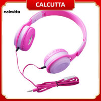 [Calcutta] Tai nghe có dây cho trẻ em Tai nghe âm thanh nổi vòm Mega Bass tương thích HD Cuộc gọi Tai nghe học sinh gấp hiệu suất cao có micrô để chơi game
