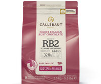 Callebaut RB2 Ruby Chocolate Socola Ruby Dạng Viên Với 32.8% Cacao