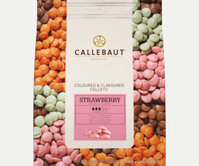 Callebaut Strawberry Chocolate Socola Trắng Hạt Nút Vị Dâu