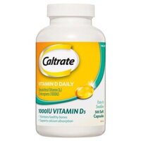Caltrate Vitamin D 1000iu 300 Viên nang Kích thước độc quyền