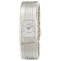 Calvin Klein Fractal Mặt Chữ Nhật Dây Dạng Lắc Tay Màu Bạc K8122120