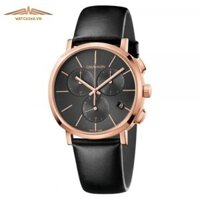 CALVIN KLEIN K8Q376C3 – NAM – KÍNH KHOÁNG – DÂY DA – PIN – SIZE 42MM – MÁY THỤY SỸ