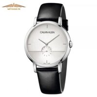 CALVIN KLEIN K9H2X1C6 – NAM – KÍNH KHOÁNG – DÂY DA – PIN – SIZE 43MM – MÁY THUỴ SỸ