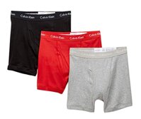 Calvin Klein Men's 100% Cotton Boxer Briefs