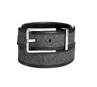 Calvin Klein Mens Grey felt Leather 36